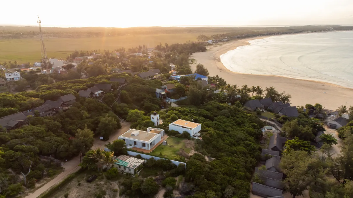 Tofo Aerial Coastline View