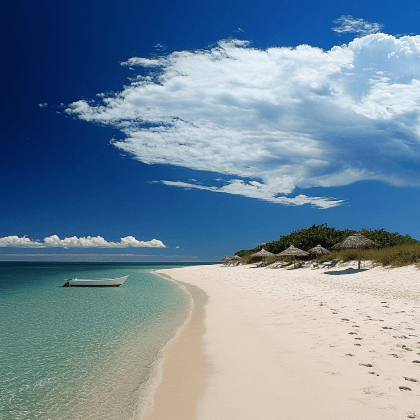 What are the names of the beaches in Mozambique